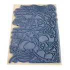 Santa Christmas Rubber Stamp By Stampendous 2014 Wood Mount Cards   Scrapbooking