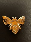 Genuine Swarovski Bee Brooch Pin   Excellent   Beautiful Stones   Condition 