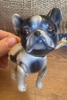 Antique Celluloid  French Bulldog Toy Japan Jointed Dog Figure