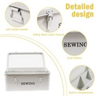 Sewing   Sewing Organizer Metal  Sewing Kit Storage   Sewing Supplies Case Wi   