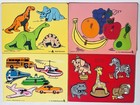 15 Vintage Wooden Tray   Peg Puzzles Lot Judy Instructo Playskool Connor Toys