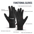 Mens Womens Gloves With Touchscreen Fingers Thermal Thin Fleece Winter Gloves