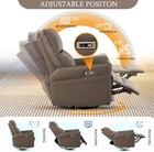 Power Swivel Rocker Recliner Chair For Nursery Glider For Living Room W  Usb