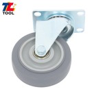 4 Pack 1200 Lbs 4 Inch Swivel Caster Wheels Heavy Duty With Diagonal Bar Grey