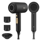 1800w Ionic Hair Dryer - Fast Drying  Low Noise  2 Nozzles   Diffuser For Home t