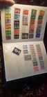 Stamps Fancy Album With Great Britain Stamps Inside 