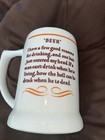 Vintage South Of The Border Sc Pedro   s Brewseum Mug Stein  Collectible Rare