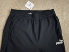 Big Boys Puma Black Sweatpants Size Xl
