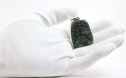 Ancient Tibetan Turquoise Pendant     Re-mounted Thousand-year-old Bead Amulet