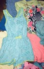 Girls Clothing Lot Bundle Teal Coral Swimsuit Tshirt Shorts Summer 4t Capsule