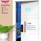 Black Rubber Weather Stripping Door Seal Strip  D Shape Door Rubber Weather Seal