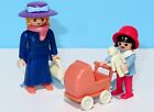 Playmobil 5507 5300 Victorian Mansion Family Mother Girl Doll Carriage Stroller