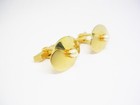 Cuff Links Gold Tone Vintage Shirt Accessory