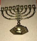 Menorah Hannukah Hanukkah Chanukah 4 5  Bronze 9 Sets