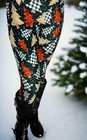 New Tc2 Womens Plaid Christmas Tree Leggings Yoga Waist  feel Soft As Lularoe 