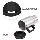    12v 450ml Electric Incar Stainless Steel Travel Heating Cup Coffee Tea Car Cup