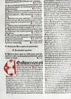 De Regimine  c  - Original Incunable Leaf Thomas Aquinas Venice - 1490
