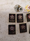 Huge Lot Of 11 Vintage Gold Filled Texaco Safe Driver Award Pins 22 4 Grams
