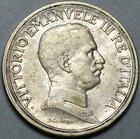 1915 Italy 2 Lire Au Horses Chariot Quadriga Silver Coin  24053102r 