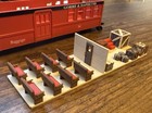 Ho Scale 34  Overton Combine Interior 3d  Print Fits Roundhouse Red Seats V2