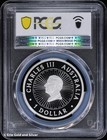 2025-p Australia Snakeskin Jasper Insert 1 Oz Silver Proof Coin Pcgs Pr 70 Dcam