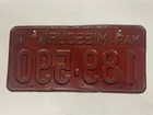 1955 Missouri License Plate 55 Mar March 189 590