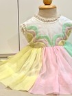 Vintage Rainbow Baby Girl Dress