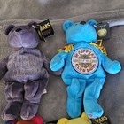 The Beatles Bears Plush Beanbag Lot Of 4 W  Tags  Hey Jude  Sgt Pepper