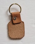 Vintage Klein Tools Brown Leather Keychain