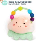 B  Toys- B  Baby     Baby Light-up Cloud Rattle- Rain-glow Squeeze- Teething Rattl