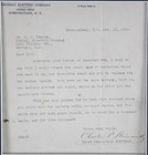 Charles P  Steinmetz - Typed Letter Signed 12 11 1922