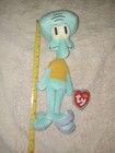 Nwt Squidward Tentacles Spongebob Squarepants Ty Beanie Babies 9 5  Plush Doll