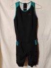 Nwt Santic Sleeveless One Piece Triathlon Suit Sz S Teal Black Padded Pocket