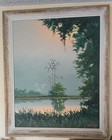 Original Florida Highwaymen  Painting By Sam Newton - Oil On Upson