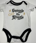 Harry Potter Baby Bodysuits Snuggle This Muggle Hogwarts Crest Size 6-9 Months