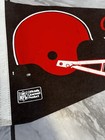 Vintage 1970s Cleveland Browns Nfl Football Pennant 12   x30    Htf
