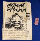 Vintage 1990s Overkill violence excel Concert Flyer ticket Stubb Iguanas