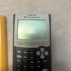 Texas Instruments Ti-84 Plus Graphing Calculator Yellow School Property