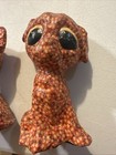 Vintage Ceramic Cat And Dog With Doucopage Finish Big Eyes Adorable
