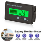 12v 24v 36 48v Battery Status Charge Lcd Digital Indicator Monitor Meter Gauge