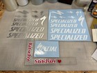 5 Piece Specialized Bikes Vinyl Decal Set Tons Of Sizes   Colors Available 