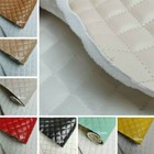 Diamond Lattice Pu Leather Fabric Thickened Quilted Diy Car Upholstery Material