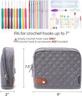 Empty Crochet Hook Case - Stand Up Organizer With 30 Slots For Hooks