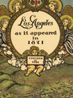 Los Angeles California 1871 Historic Panoramic Town Map - 18x24