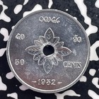 1952 Laos 50 Cents Lot c5899 High Grade  Beautiful 