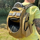 Discology Disc Golf Og V3 Disc Golf Bag -coyote Tan-new- Support Panels Included