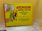 Jr Bank Book 1941 Dime Kitty Quarter Saver Buckeye Peoples Savings Loan Coin Lot