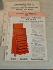 Vintage 1960 Owatonna Tool Co Tool Box Catalog Supplement   Price Guide 