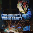 Trqwh Welding Helmet Bib Cover W  Press Fit Seal  Flame Retardant Neck Protector