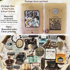 Vintage Junk Journal Items Kit Pre Cut Paper Cards Cutout Cardstock Art Aestheti